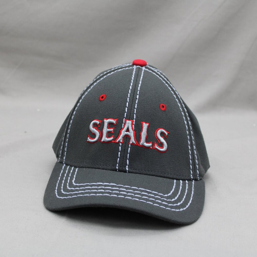 Victoria Seals Hat (Retro) - Arch Script by Zephyr - Adult Flexfit (M/L)